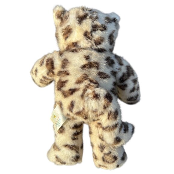 Build A Bear Sparkle Snow Leopard Plush Tinsel Fur Stuffed Support Pet Toy - Picture 4 of 16